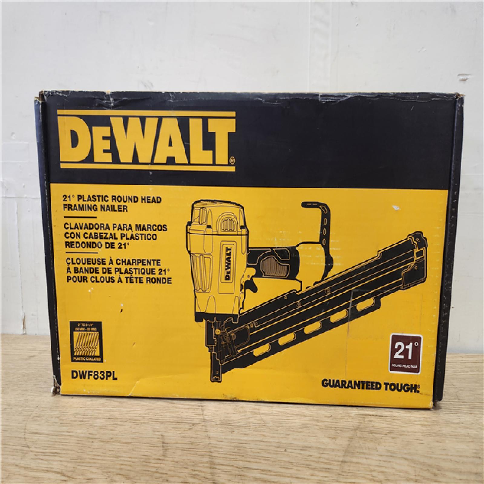 Phoenix Location DEWALT Pneumatic 21-Degree Collated Corded Framing Nailer