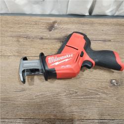 AS-IS MILWAUKEE M12 Fuel Kit De Sierra Sable Reciproca Hackzall Con 1 BaterÃ­a Milwaukee