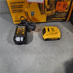 HOUSTON LOCATION - AS-IS DeWalt DCN660D1 20V 16 Gauge Cordless Angled Finish Nailer Kit W/ 2Ah Battery