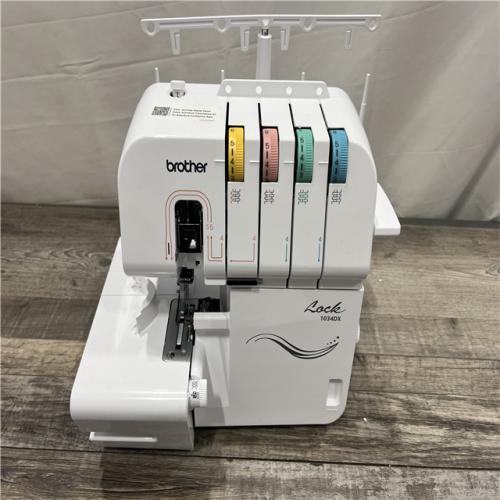 AS-IS Brother 1034DX Easy-to-Use 3 or 4 Thread Serger with Color Coded Thread Guides