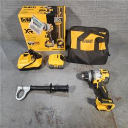 HOUSTON LOCATION - AS-IS DEWALT 20V XR Lithium-Ion Cordless Hammer Drill Kit with 8.0 Ah Battery, Charger and Kit Bag