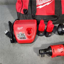 HOUSTON LOCATION - AS-IS Milwaukee 5 Tool Combo Kit W/ (2) Battery & Charger