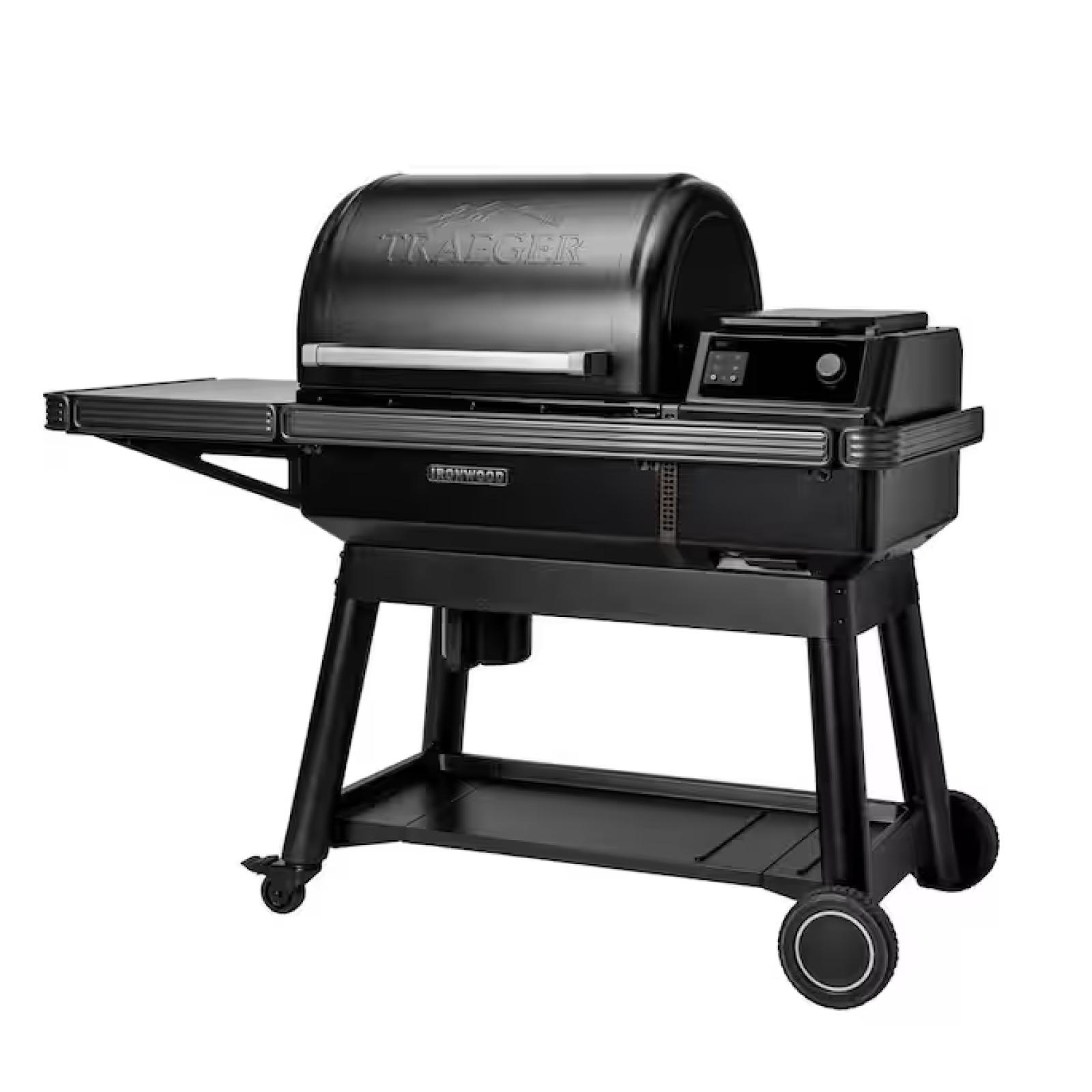 DALLAS LOCATION - Traeger Ironwood Wi-Fi Pellet Grill and Smoker in Black