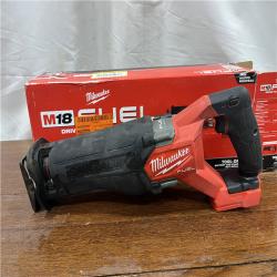 AS-ISMilwaukee M18 18V Fuel Sawzall 1-1/4  Reciprocating Saw Cordless Lithium-Ion Brushless 2821-20