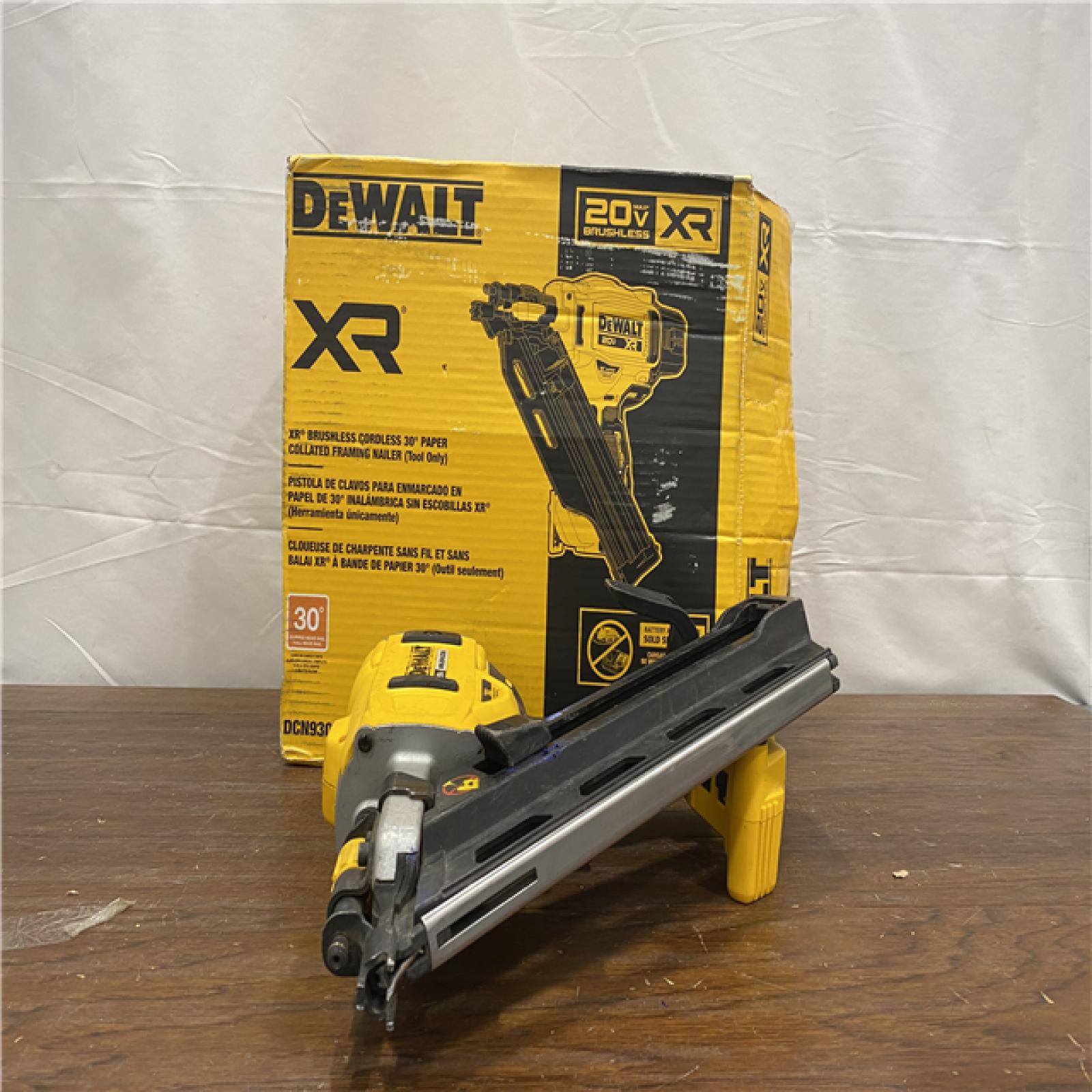 AS-IS DEWALT 20-Volt 30Â° Cordless Framing Nailer (Tool-Only)