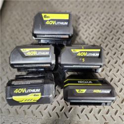 HOUSTON LOCATION - AS-IS RYOBI BATTERY PACK QTY - 15