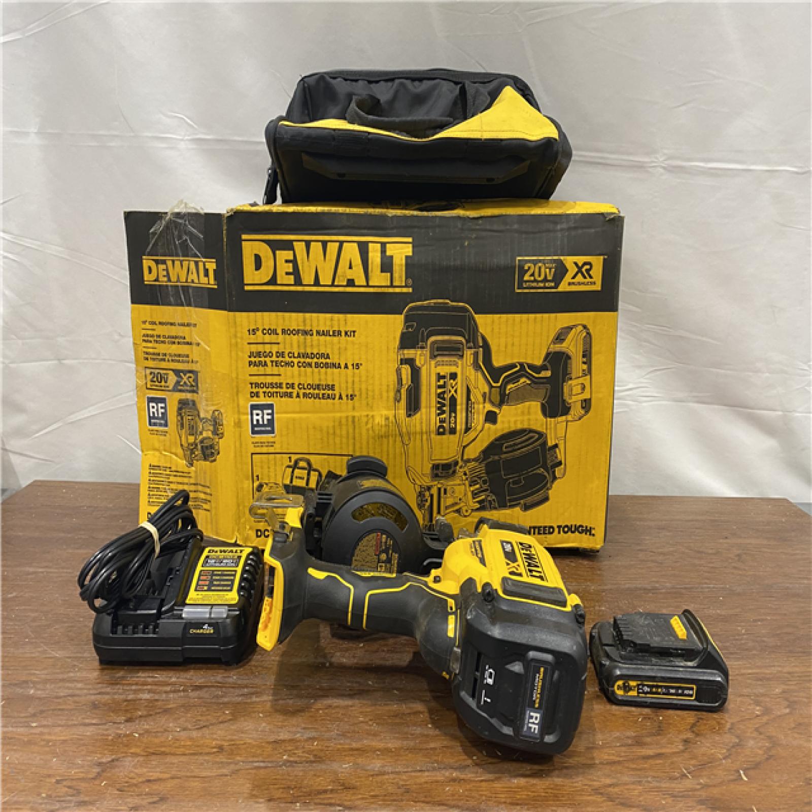 AS-IS DEWALT 2007898 Roofing Nailer Cordless