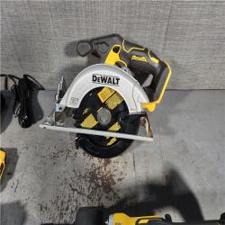 HOUSTON LOCATION - AS-IS DEWALT 4 TOOL COMBO KIT W/ (2) BATTERY & CHARGER