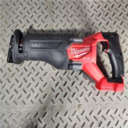 HOUSTON LOCATION - AS-IS (APPEARS LIKE NEW) Milwaukee M18 18V Fuel Sawzall 1-1/4  Reciprocating Saw Cordless Lithium-Ion Brushless 2821-20 (TOOL ONLY)