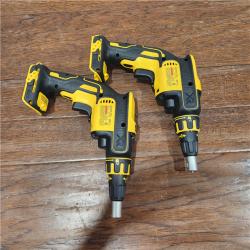 NEW DEWALT DCF620B 20V MAX XR Lithium-Ion Brushless Cordless Drywall Screwgun 4,400 RPM (Tool Only) (2-UNIT)