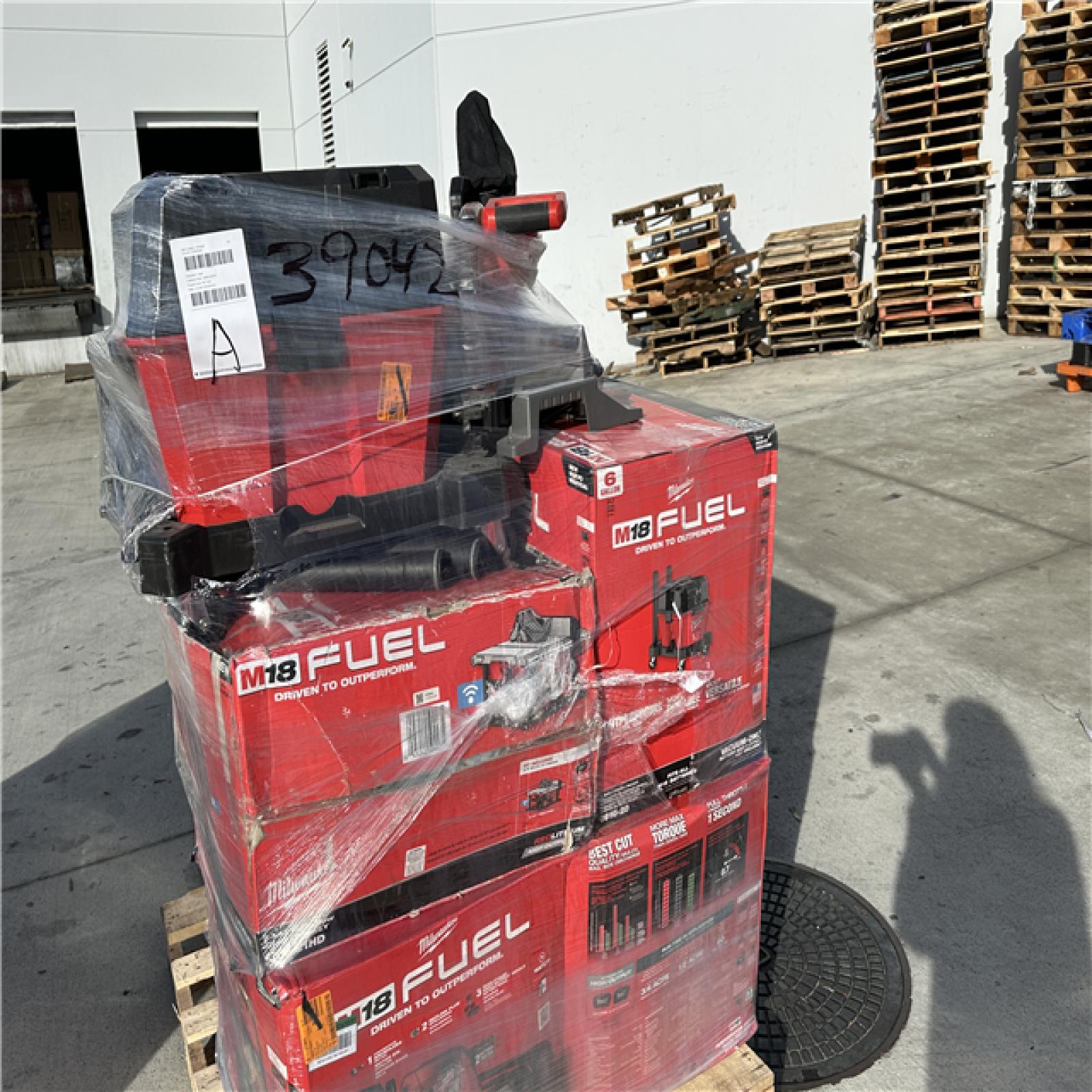 California AS-IS POWER TOOLS Partial Lot (3 Pallets) IT-R039042A