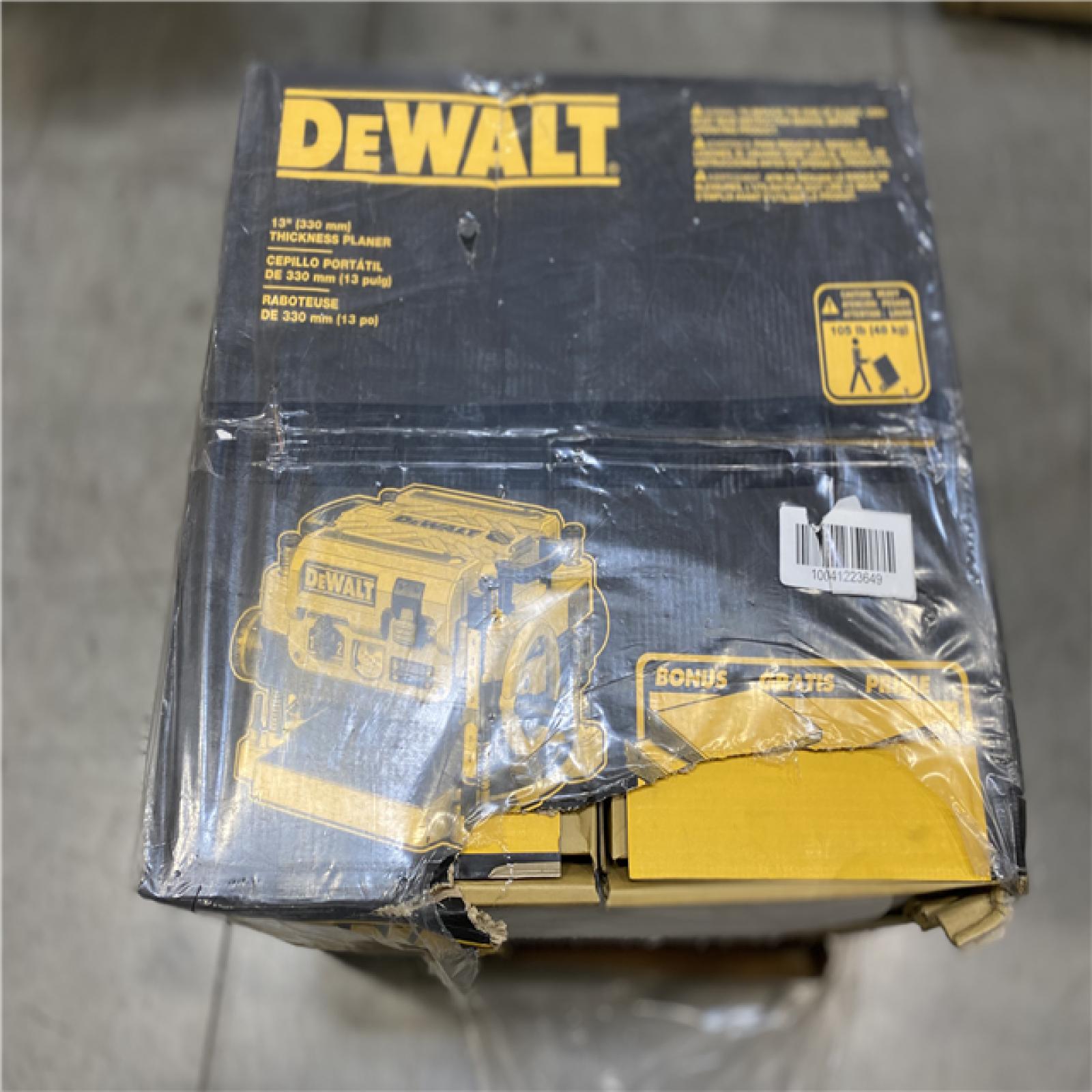 DALLAS LOCATION -   DEWALT 15 Amp Corded 13 in. Heavy-Duty 2-Speed Bench Planer with (3) Knives, In Feed Table and Out Feed Table