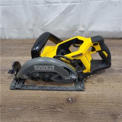 AS-IS FLEXVOLT 60V MAX Cordless Brushless 7-1/4 in. Wormdrive Style Circular Saw (Tool Only)