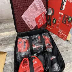 AS-IS Milwaukee Tool 2448-21 Lithium-Ion Cordless Cable Stapler Nailer Kit with 2.0Ah Battery  12-Volt