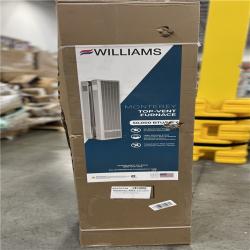 DALLAS LOCATION - Williams Monterey Top-Vent Wall Heater 50,000 BTUH, 70% AFUE, Natural Gas