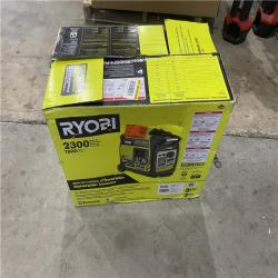 Houston location AS-IS RYOBI Generador Inversor De 2300 Watts Con Bluetooth Y Onda Sinusoidal Pura