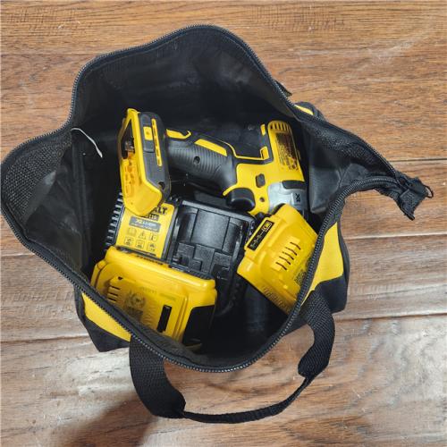 AS-IS 20-Volt MAX Lithium-Ion Cordless Brushless 1/4 in. 3-Speed Impact Driver with (2) Batteries 2.0Ah, Charger and Hard Case