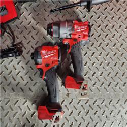 HOUSTON LOCATION - AS-IS Milwaukee M18 FUEL 18V Lithium-Ion Brushless Cordless Hammer Drill and Impact Driver Combo Kit (2-Tool) with 2 Batteries