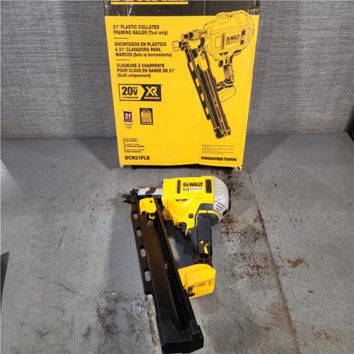 HOUSTON LOCATION - AS-IS DeWalt DCN21PLB 20V MAX 21-Degree Plastic Collated Framing Nailer (Bare Tool)