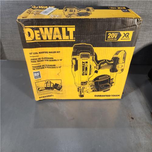 HOUSTON LOCATION - AS-IS (APPEARS LIKE NEW) DEWALT 2007898 Roofing Nailer Cordless