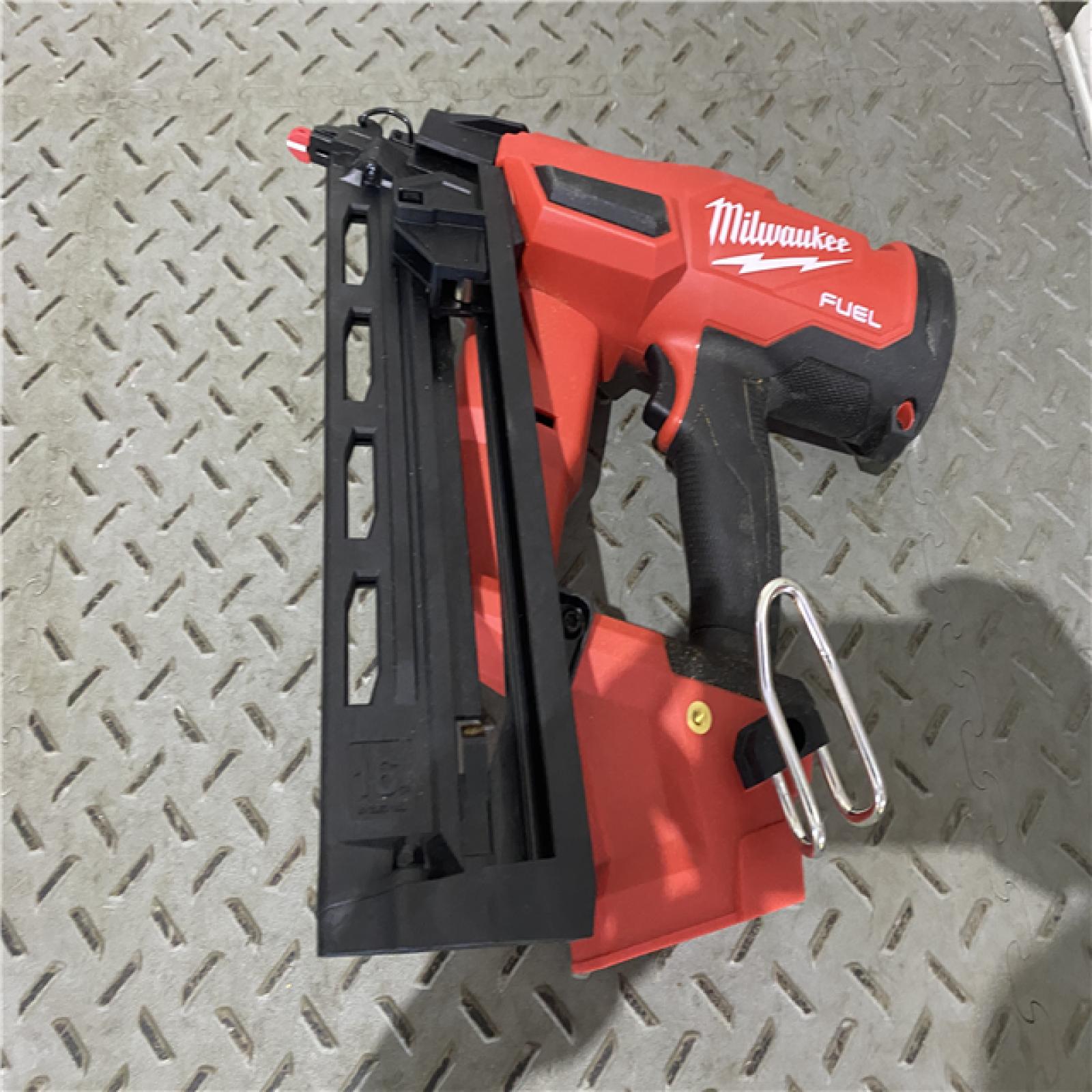 Houston location AS-IS Milwaukee 2841-20 18V Cordless Gen II 16 Gauge Angled Finish Nailer (Tool Only)