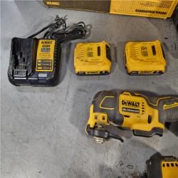 HOUSTON LOCATION - AS-IS DeWalt 20V MAX ATOMIC Cordless Brushless 4 Tool Combo Kit