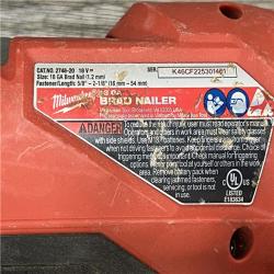 AS-IS Milwaukee M18 FUEL 18 Gauge Brad Nailer