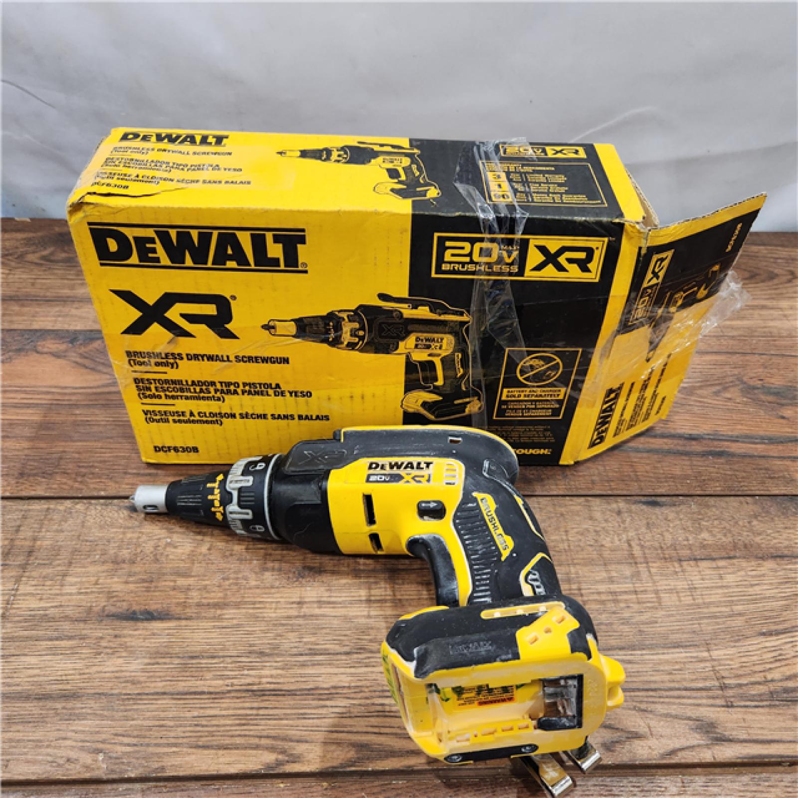 AS-IS DeWalt DCF630B 20V Cordless Brushless Screw Gun (Tool Only)