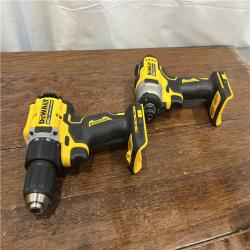 AS-ISDewalt DCK225D2 20V MAX ATOMIC Brushless Compact Lithium-Ion 1/2 in. Cordless Drill Driver and 1/4 in. Impact Driver Combo Kit with 2 Batteries 2 Ah