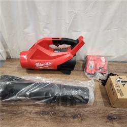 AS-IS M18 FUEL 120 MPH 500 CFM 18V Brushless Cordless Battery Powered Leaf Blower Kit W/12.0 Ah FORGE Battery & Rapid Charger