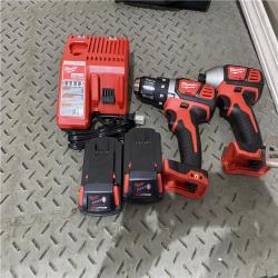 Houston location AS-IS Milwaukee Electric Tools 2691-22 MILWAUKEE M18 COMBO KITS LIKE NEW