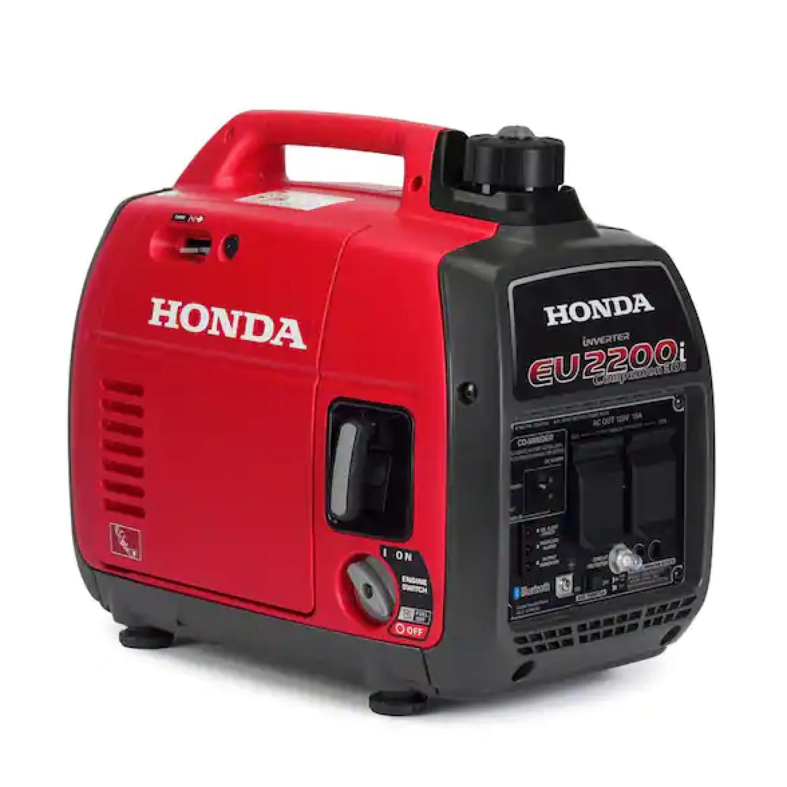 NEW! -Honda 2200-Watt Remote Stop/Recoil Start Super Quiet Bluetooth Companion Inverter Generator with CO Shutdown and 30 Amp Outlet