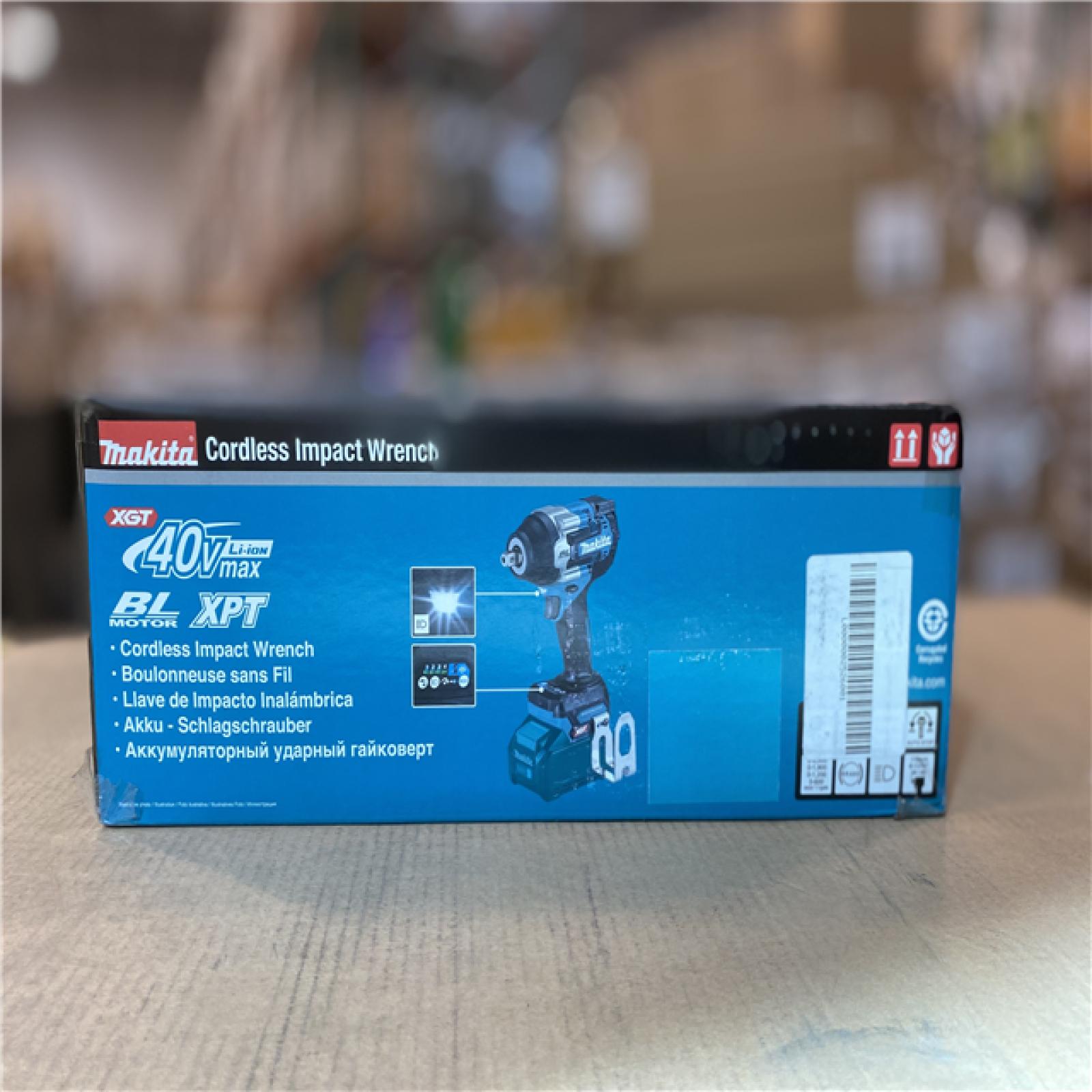 NEW! - Makita (Brand Rating: 4.6/5) 40V max XGT Brushless Cordless 4-Speed Mid-Torque 1/2 in. Impact Wrench w/Friction Ring Anvil (Tool Only)