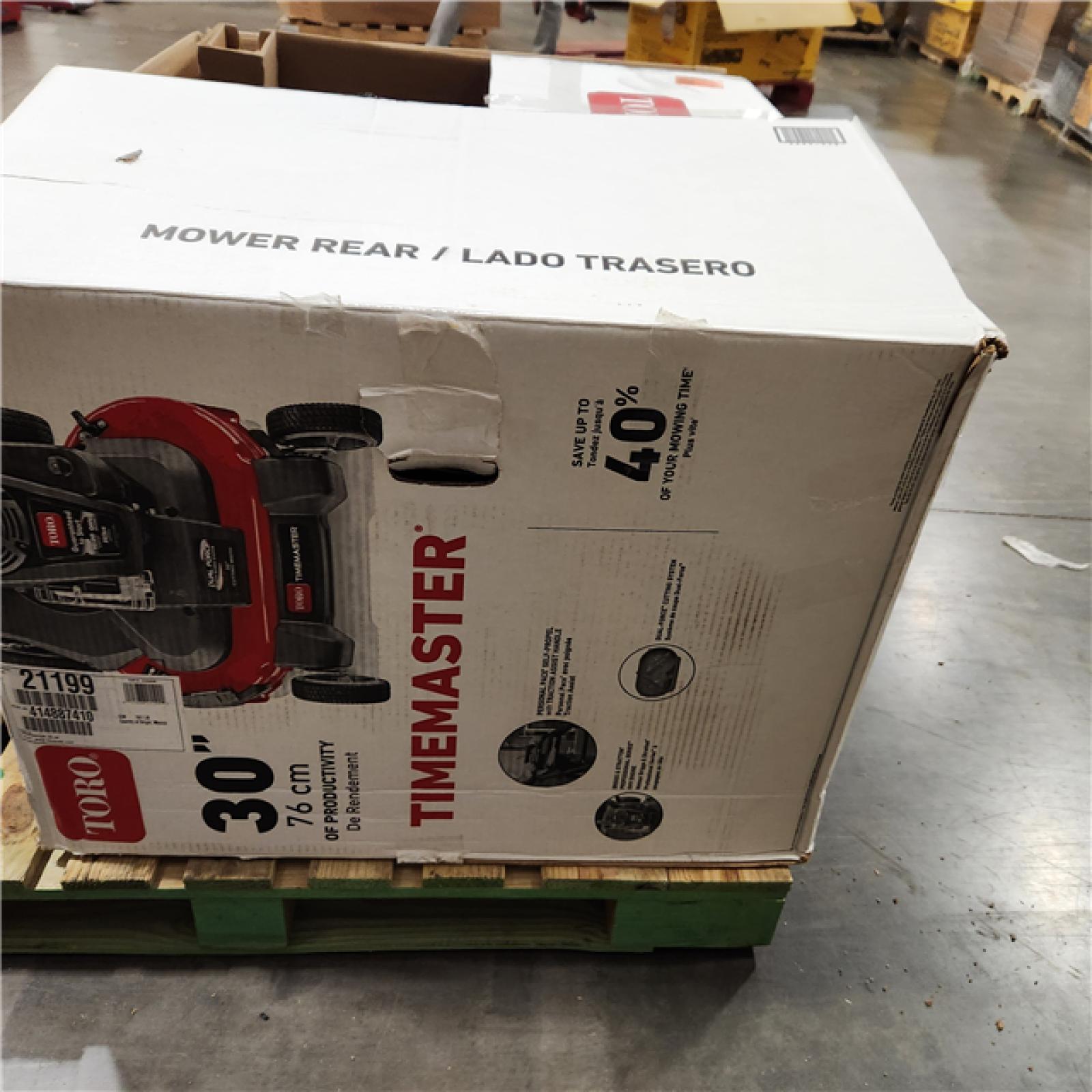 Dallas Location - As-Is 21199 - Toro 30 TimeMaster Walk-Behind Mower