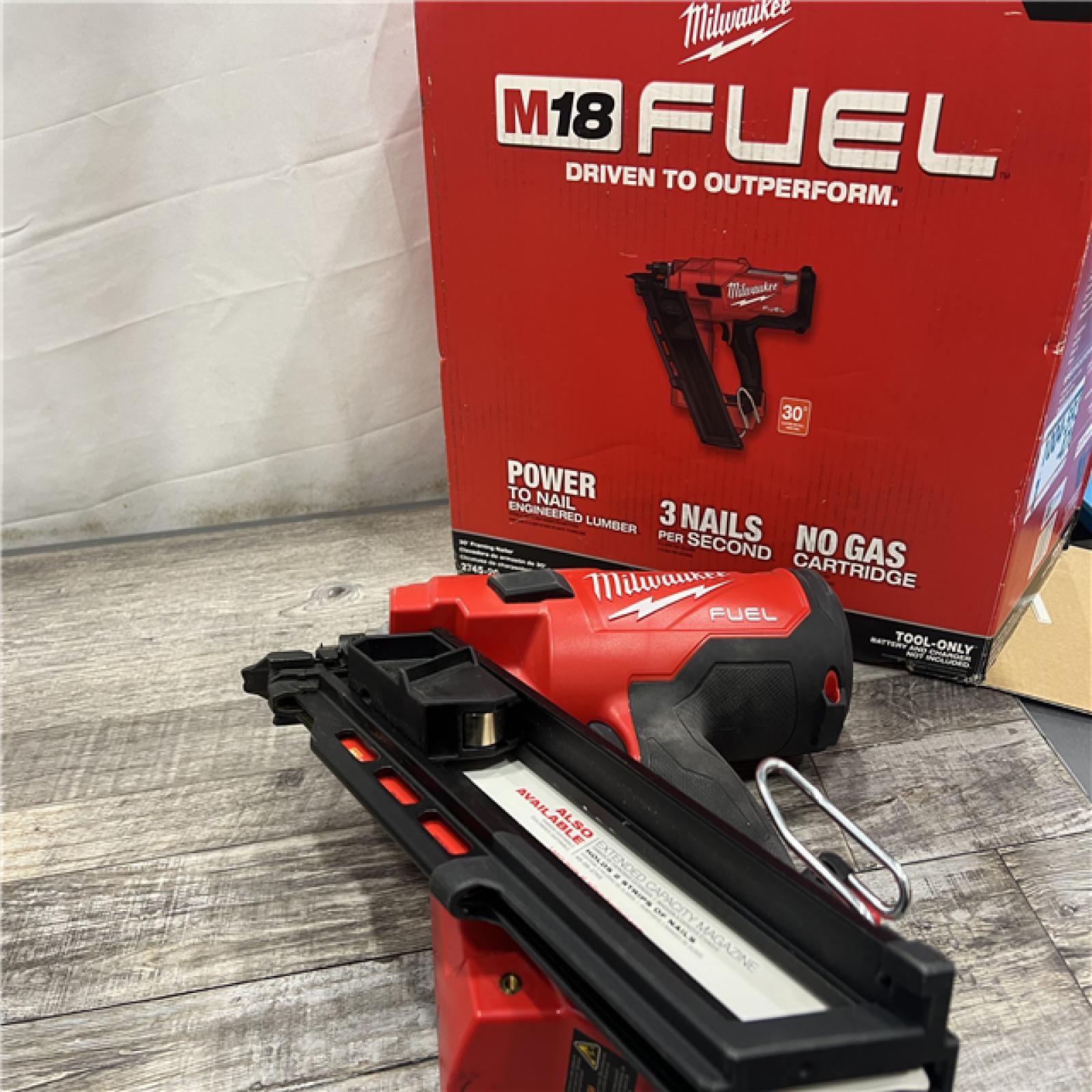 AS-IS Milwaukee M18 FUEL 30 Degree Framing Nailer