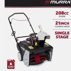 DALLAS LOCATION - NEW! Flurry 21 in. 208 CC Single-Stage Gas Snow Blower