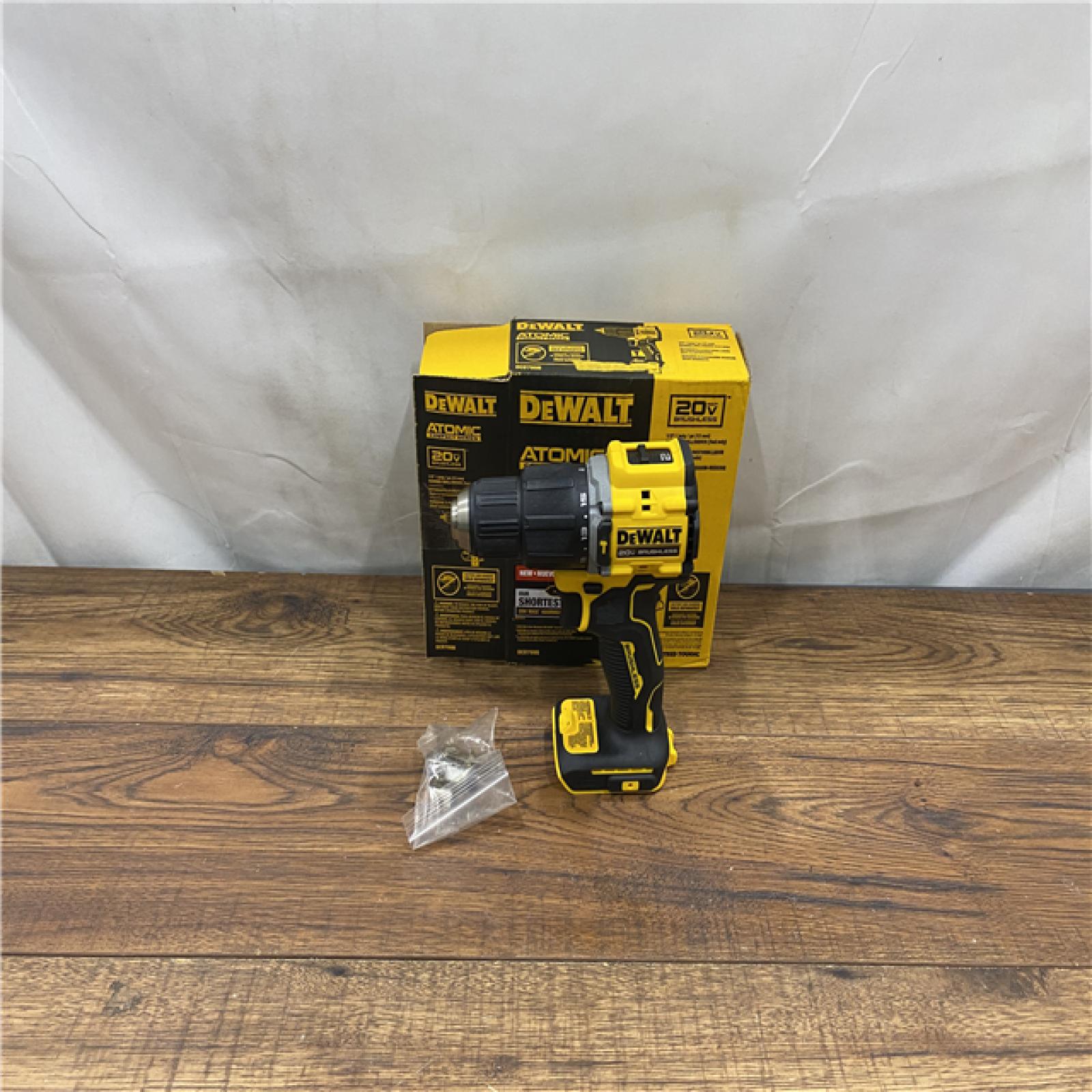 AS-IS DeWalt 20V MAX Atomic Brushless Cordless Compact 1/2 in Hammer Drill (Tool Only)