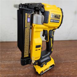 AS-IS DEWALT ATOMIC COMPACT 20V MAX Brushless Cordless 23 Ga. Pin Nailer Kit