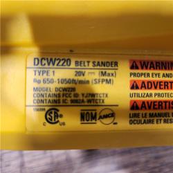 AS-IS DEWALT 20-Volt Cordless Belt Sander (Tool-Only)