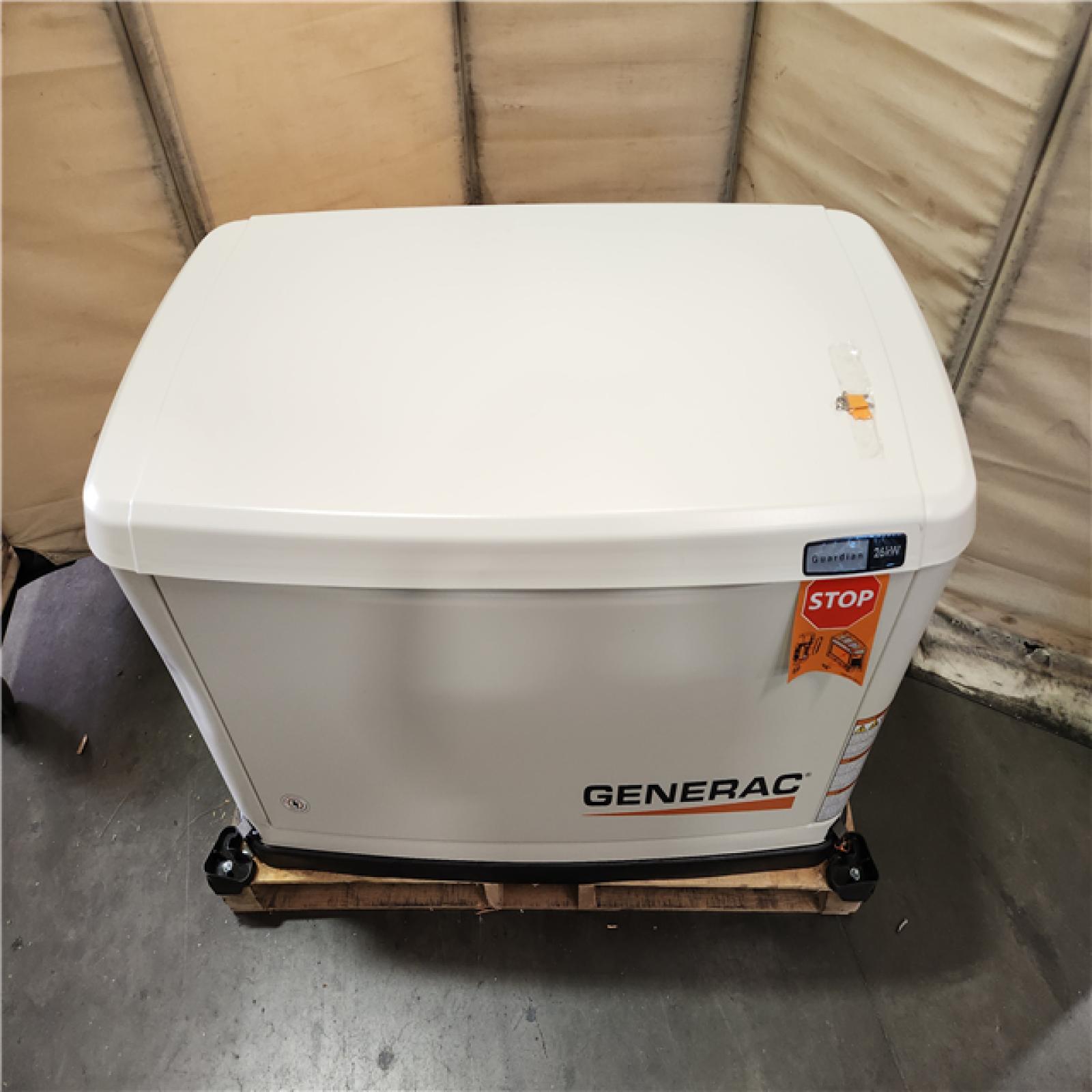 California AS-IS Generac 26,000 Watt Dual Fuel Air-Cooled Whole Home Standby Generator