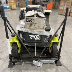 DALLAS LOCATION - RyOBI 80V 42 LITHIUM ELECTRIC ZERO TURN RIDING MOWER