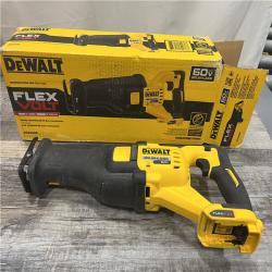 AS-IS DeWalt DCS389B FLEXVOLT 60V MAX Cordless Brushless Reciprocating Saw (Tool-Only)