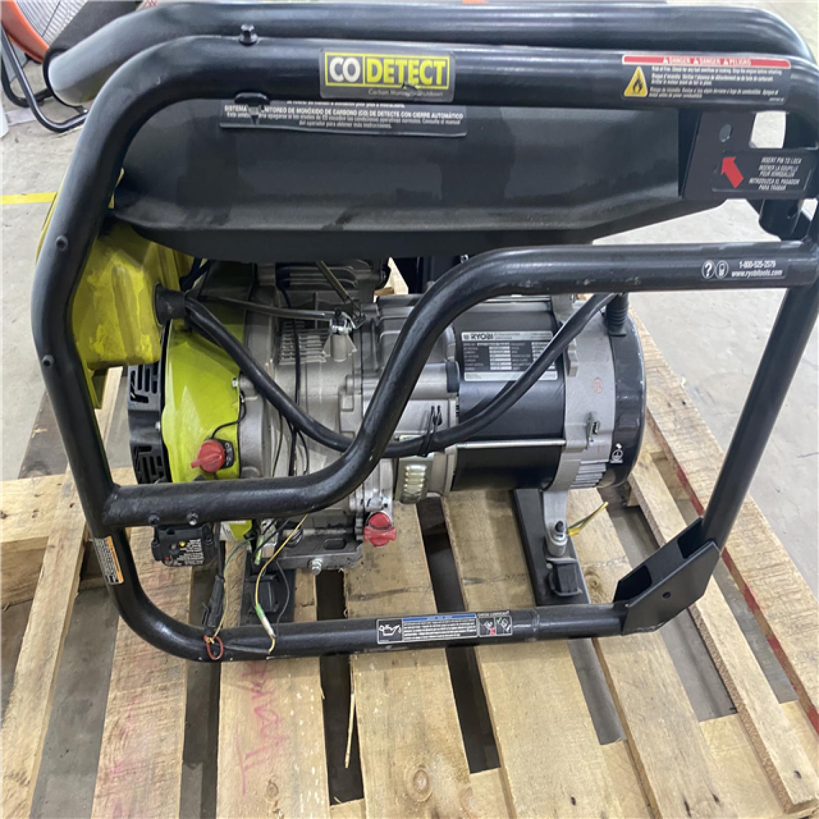 Houston Location - AS-IS Ryobi Easy Start 6,500 Running Watts 8,125 Starting Watts Generator