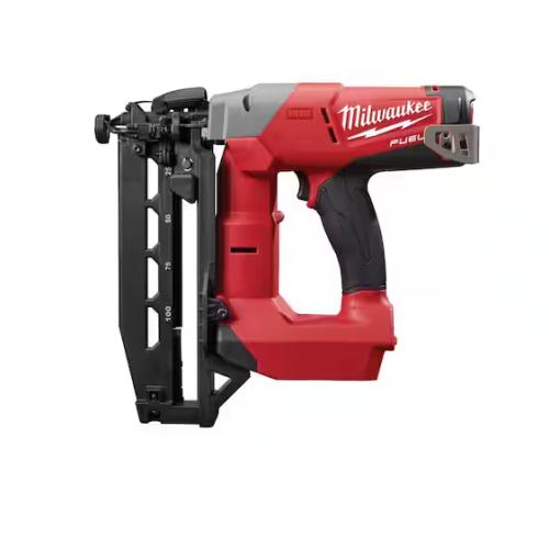 new! -Milwaukee M18 FUEL 18-Volt Lithium-Ion Brushless Cordless 16-Gauge Straight Finish Nailer (Tool Only)Only)