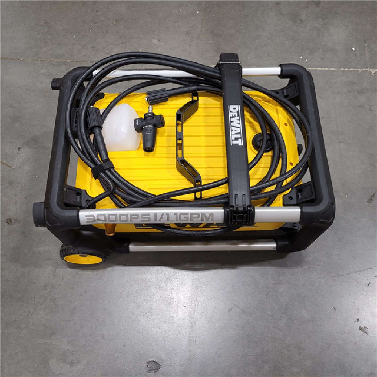 AS-IS 3000 PSI 1.1 GPM 15 Amp Cold Water Electric Pressure Washer with Internal Equipment Storage