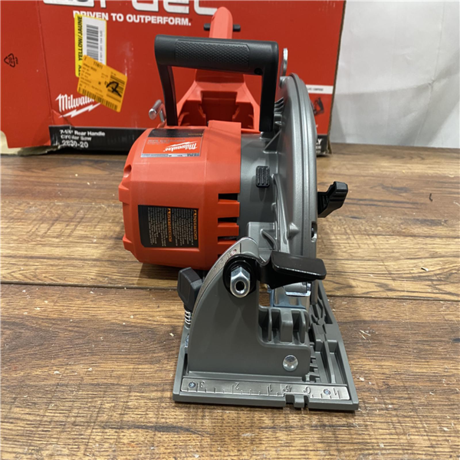 AS IS Milwaukee 2830-20 Rear Handle Circular Saw M18 FUEL 7-1/4  Cordless Brushless Tool Only