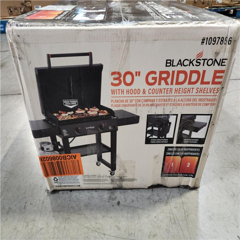 Blackstone 30 Culinary Omnivore Griddle with Hood 2-Burner Liquid Propane Flat Top Grill | 2163