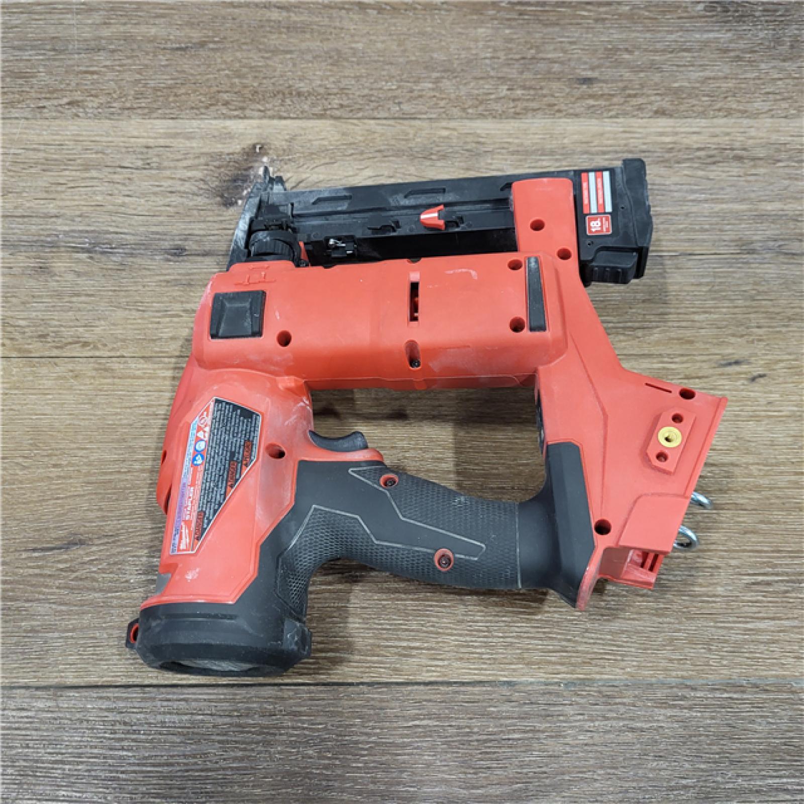 AS-IS M18 FUEL 18-Volt Lithium-Ion Brushless Cordless 18-Gauge 1/4 in. Narrow Crown Stapler (Tool-Only)