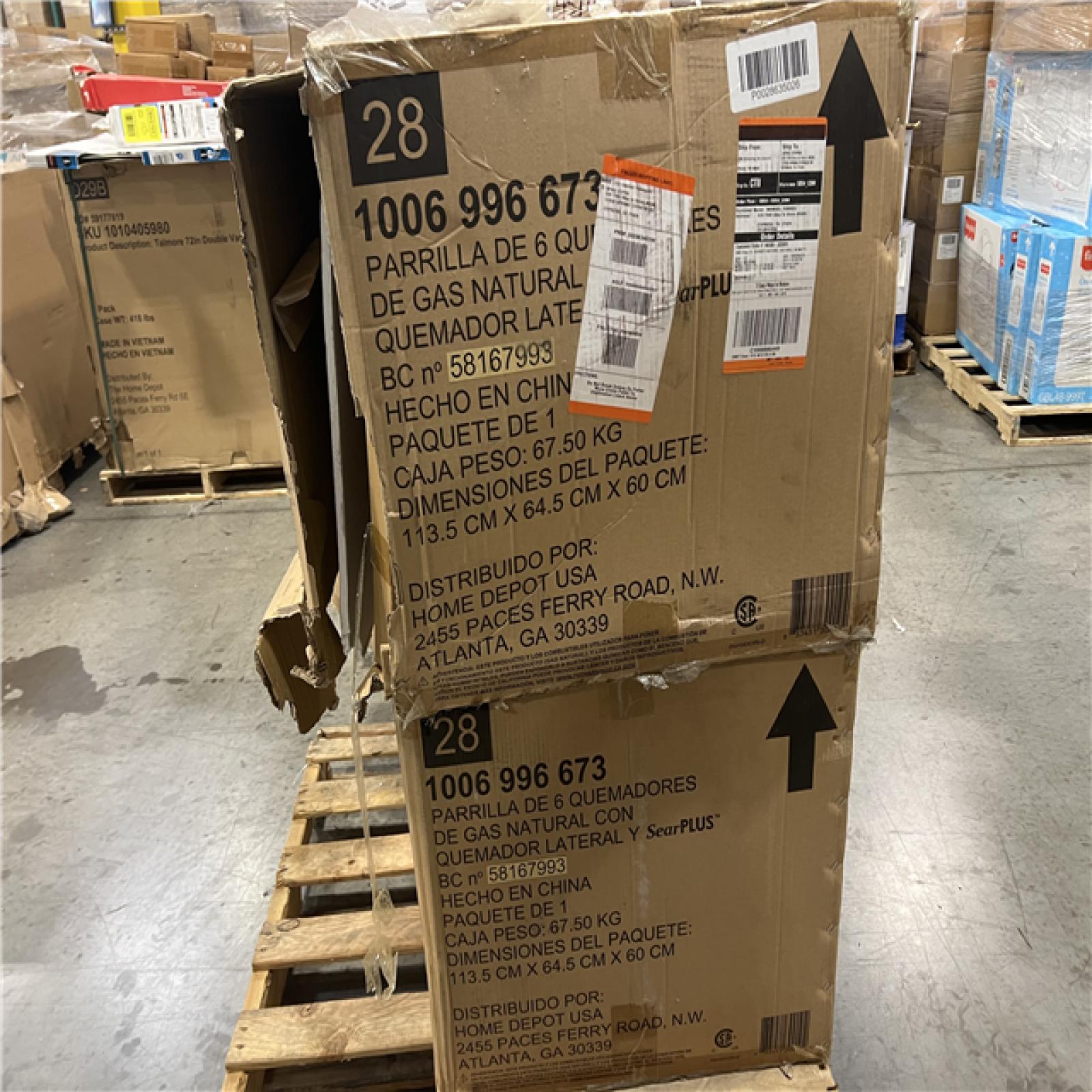 DALLAS LOCATION - MIXED GRILL PALLET - ( 2 UNITS)