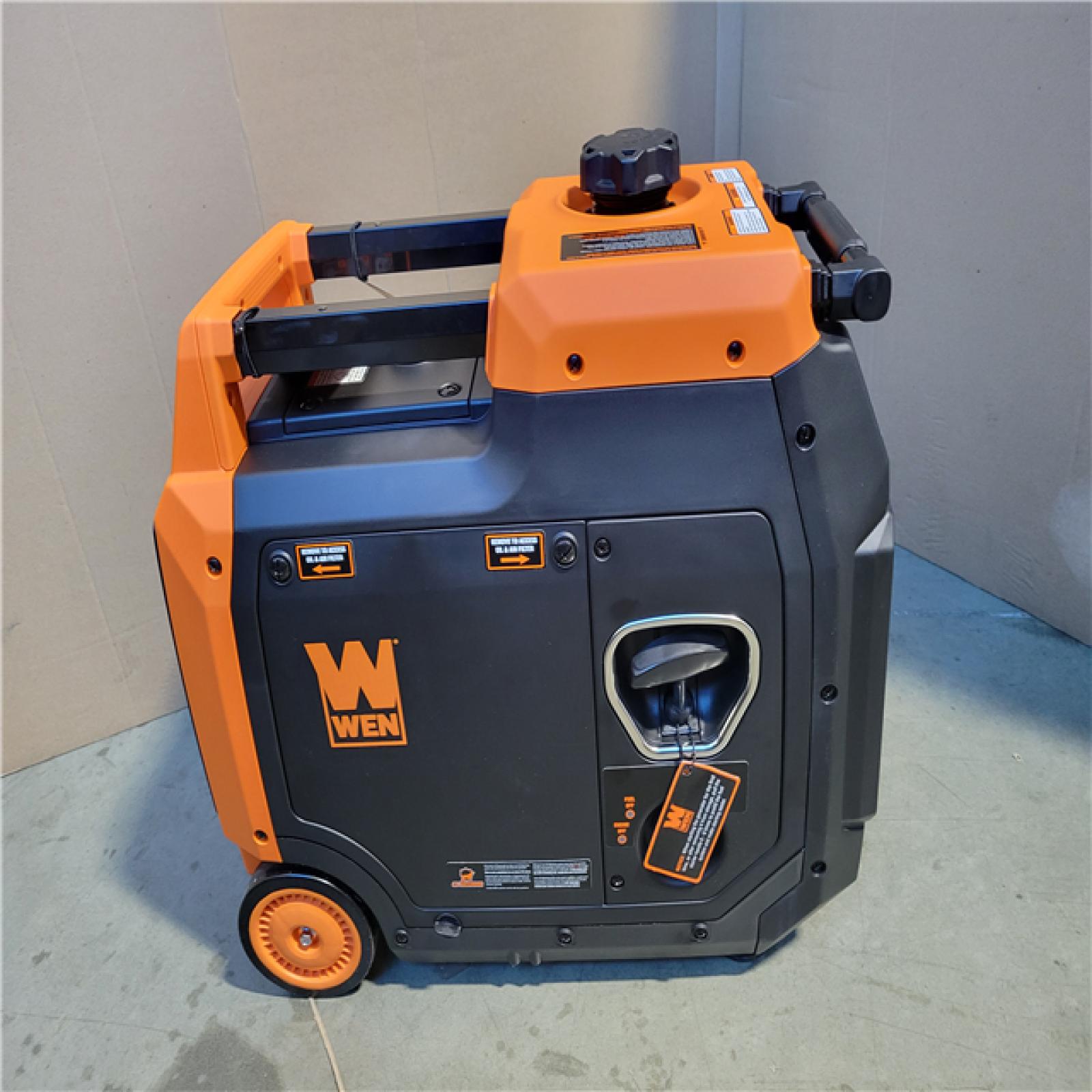 CALIFORNIA NEW WWEN 4800-WATT PORTABLE INVERTER GENERATOR WITH CARBON MONOXIDE SENSOR